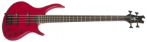Epiphone Toby Deluxe-IV Bass Trans Red